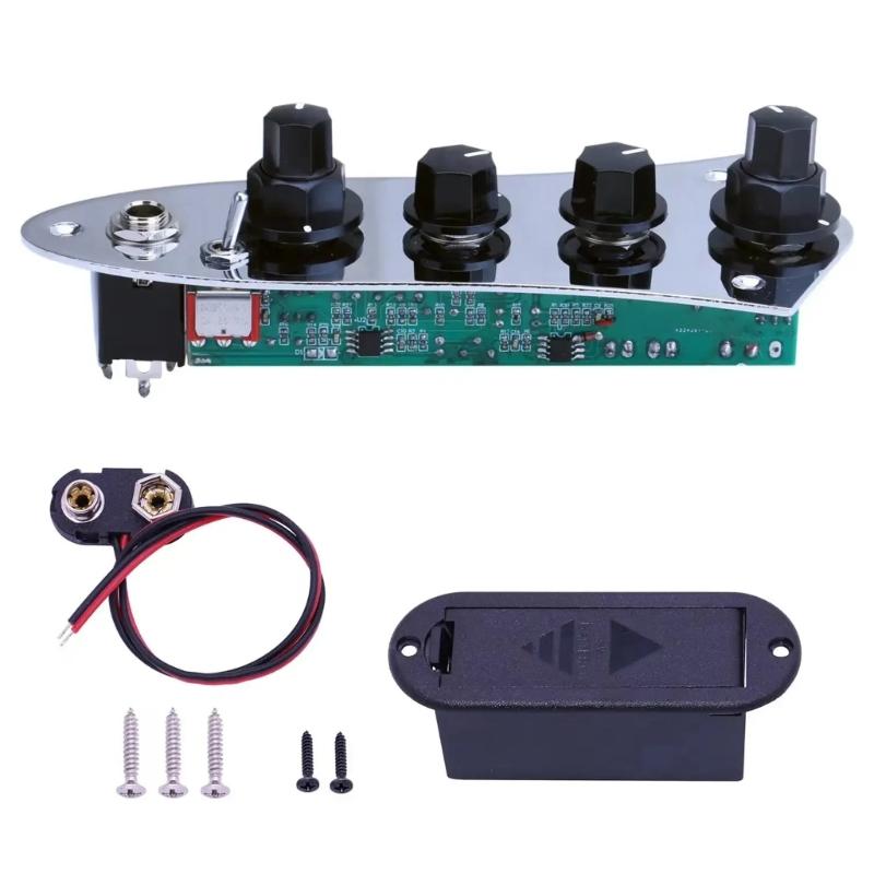 Control Plate, 5 Ways Switch Loaded Metal Prewired Guitar Control Plate for Guitar Replacements Parts Control Plate Set