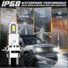 2PCS Turbo H4 LED Headlight CANBUS H7 H11 9005 9006 60000LM Mini Lamp 1:1 5570 CSP Wireless Car LED with Fan Plug and Play 6000K