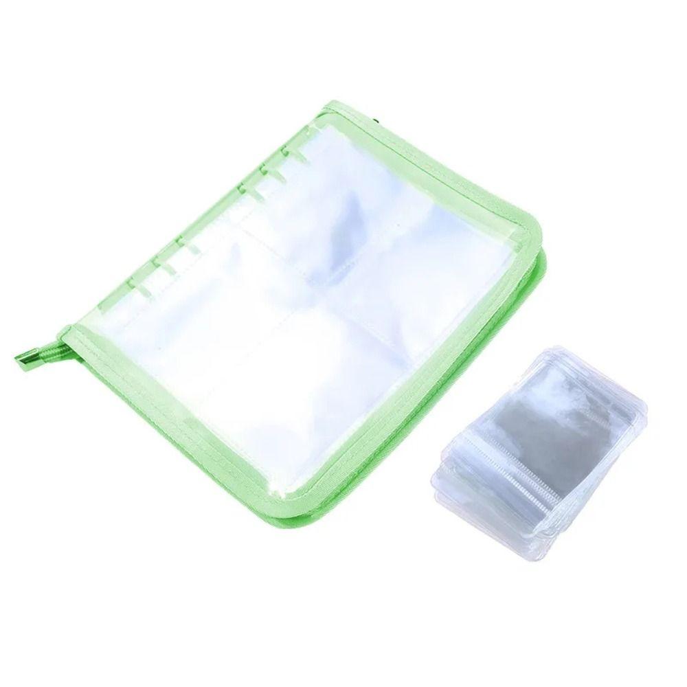 

Сумка-держатель для ожерелий и сережек с застежкой-молнией, водонепроницаемая сумка для ювелирных изделий, кольцо для хранения фотографий INS зелёный