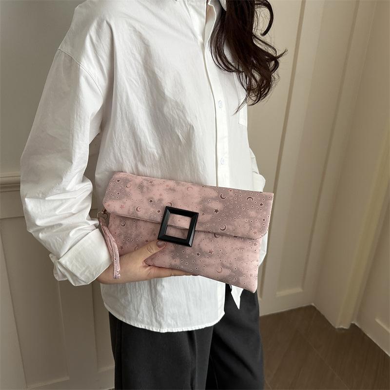 Stilvolle und einfache lässige Handtasche Damen neue Retro-Umschlagtasche Münztasche Handtasche