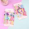 3 st Regnbågs Hårrosetter med Klämmor Söta Enhörnings Hårklämmor Barrettes Glitter Hårrosetter Hårnålar Barn Barn Håraccessoarer