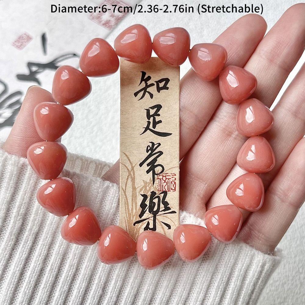 Lucky Pork Intestine Bracelet Purple Grape Color Healing Bodhi Bracelet Creative Gift Bangle