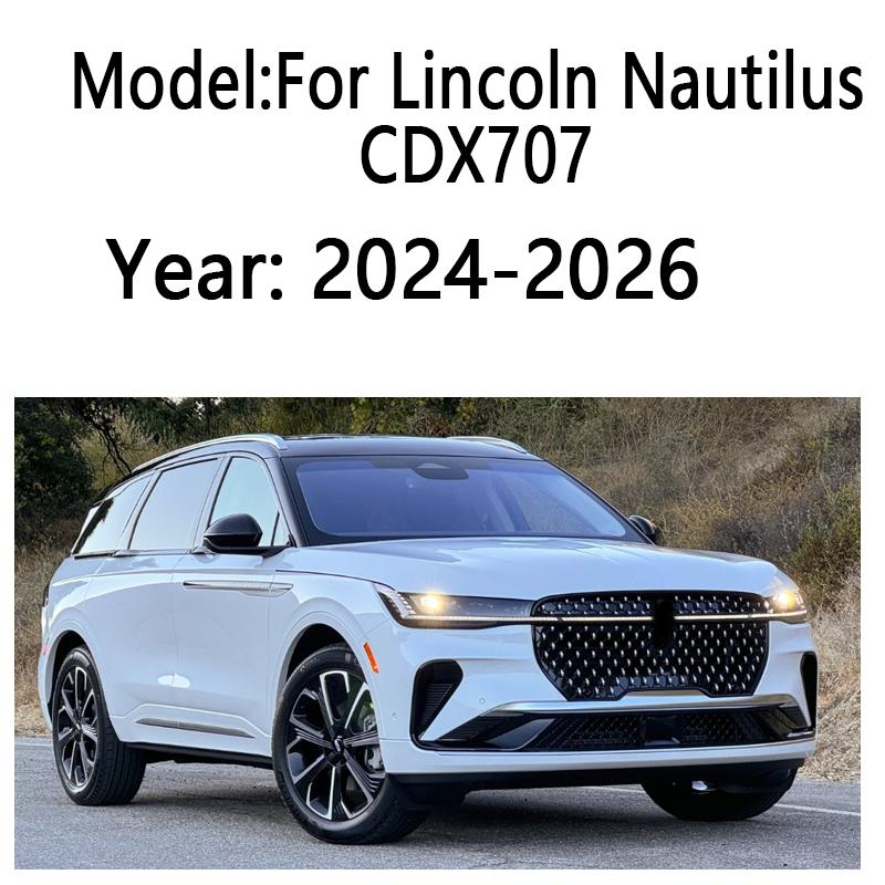 For Lincoln Nautilus CDX707 2024-2026 Car Trunk Cargo Cover Luggage Tray Storage Security Shield Partition Mat Car Accessories F10