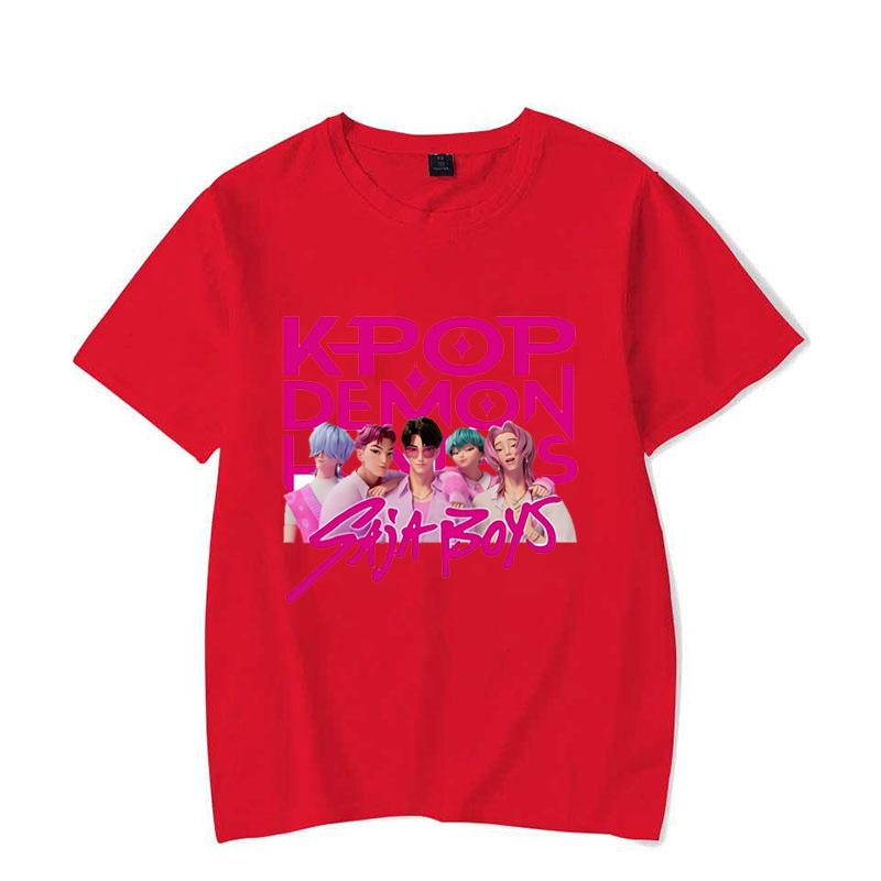 K-Pop Demon Hunters Saja Boys Printed T-Shirts Women Men Short Sleeve Funny Round Neck Tee Shirt Casual Summer Tops