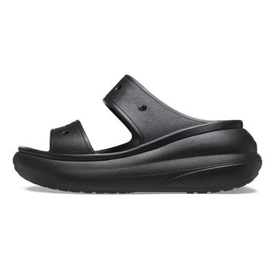 Classic Crush Puff Wedge Hole Silent Slipper Unisex Black