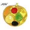 Fake Fruit Bar Squeeze Toy Clear with Inside, Stress Relief Shapeable Soft TPR Fidget Gadgets Stick Sensory Toy, Transparent Strip Figdet for