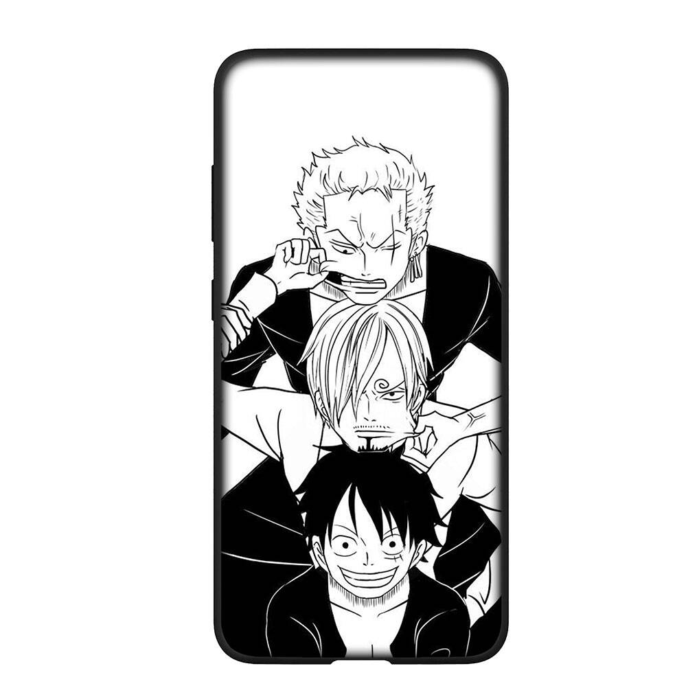 For Samsung Galaxy S25 S24 S23 iPhone 17 16 15 Xiaomi Redmi Note 14 13 12 11 Plus Pro Max XR A57 Phone Case Comics Sanji Luffy One Piece OPPO Huawei
