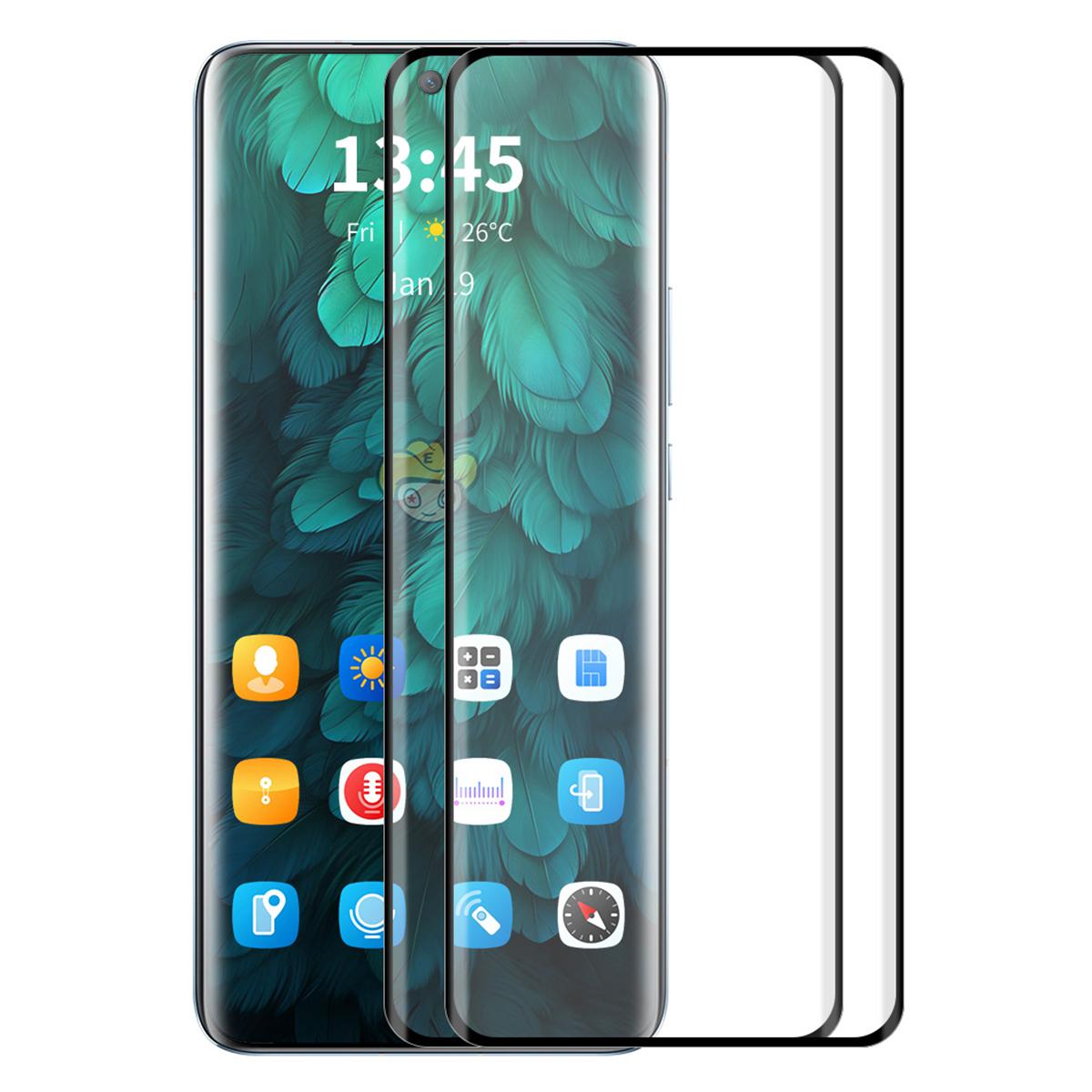 

ENKAY HAT PRINCE 2PCS for OnePlus Ace 2 5G/Ace 2 Pro 5G/11R 5G Film 3D Curved Tempered Glass Support Fingerprint Unlock As Shown A