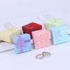 6pcs New Mini Cloud Jewelry Gift Box 4*4cm Top and Bottom Cover with Bow for Rings, Earrings, and Jewelry
