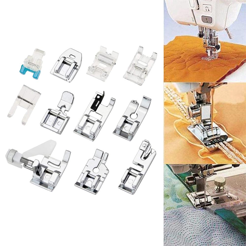 Stitch Feet Snap On Domestic Sewing Machine Foot For Brother Singer Set Embroidery Machine Foot