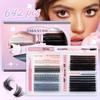 Diy False Eyelash Extension Set Exquisite Set Natural Dense Soft Daily Segmented Eyelashes