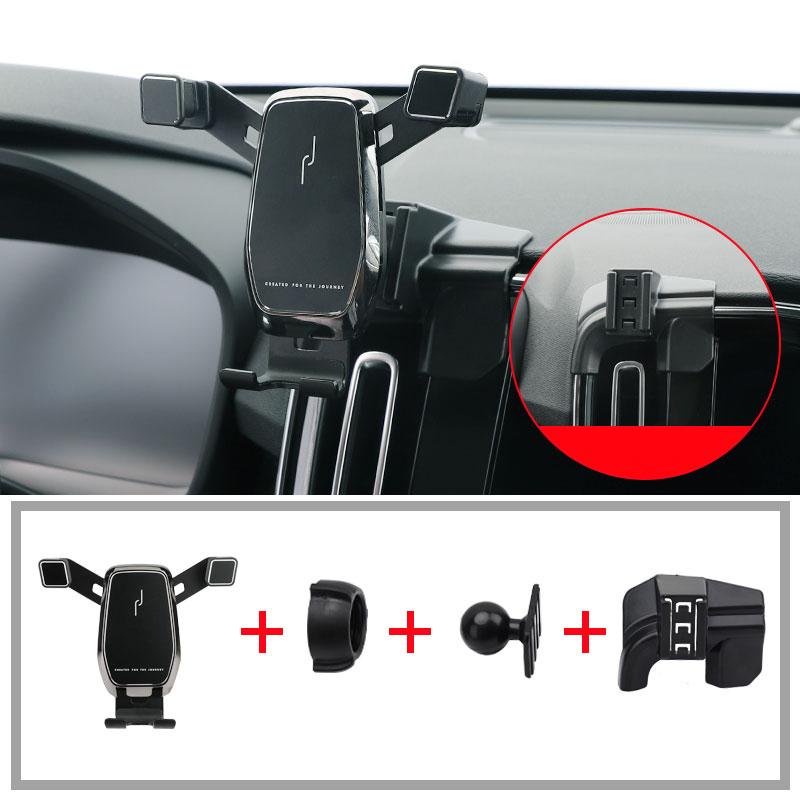 

Air Vent Mount Clip Clamp Car Phone Holder for Volvo XC40 Accessories 2020 2021 2022 2023 Black 1 pcs