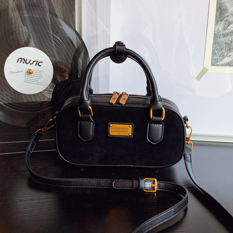 Luxury Designer Pendant PU Leather Leopard Printed Women's Handbag Retro Crossbody Bag Pillow Tote