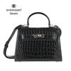 Bolso de Mano Estilo Kelly de Cuero Sheraton