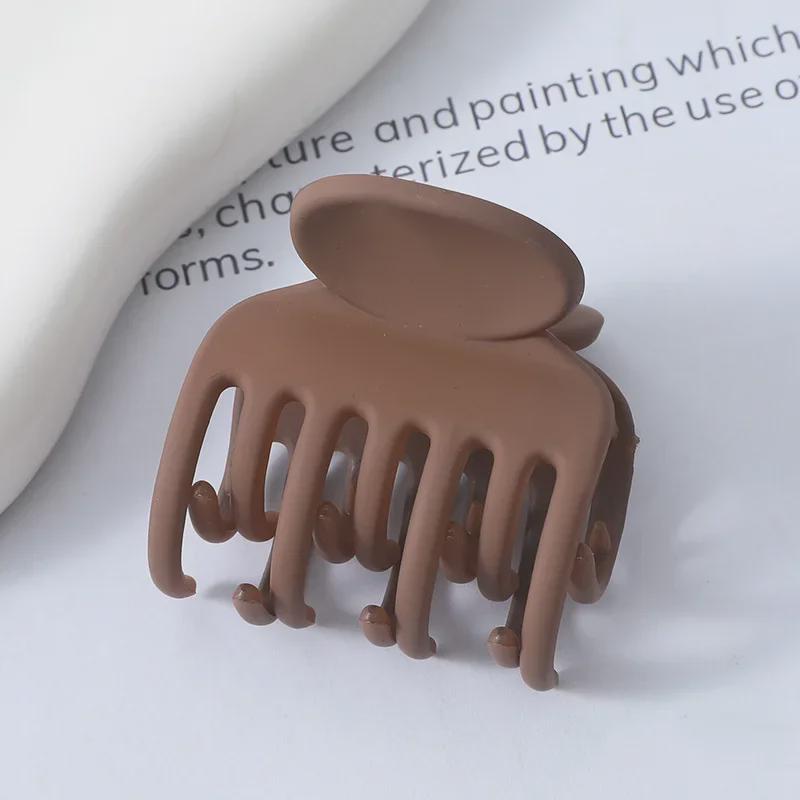 Korean Style Frosted Hair Clips for Women: Versatile Hair Accessories for High Ponytails and Elegant Updos