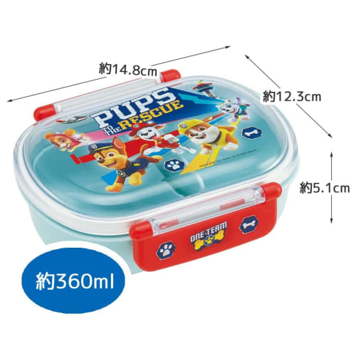 Skater Bento Box 360ml Paw Patrol 23 Antibacterial for Children Made in Japan QAF2BAAG-A