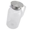 Water Pitcher with Lid and Handle 1500ml Acrylic Heat Resistant Clear Water Kettle Jug for Lemonade Milk Ice Tea Cold