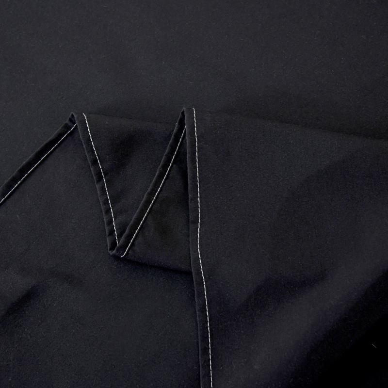 1 Stück Schwarze Farbe Bettlaken Queen/King Flaches Laken für Erwachsene Hautfreundlich Einfarbig Gewaschene Baumwolle Bettlaken