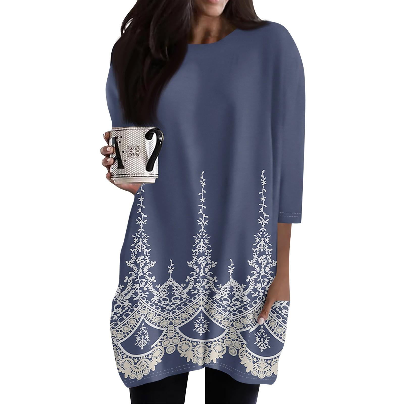 Женские повседневные рубашки с рукавами 3/4 — фото 3