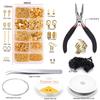1040pcs/Box Alloy Accessories Kits Jewelry Findings Set Jewelry Making Tools Jump Rings Earring Hook Jewelry Making Supplies Kit