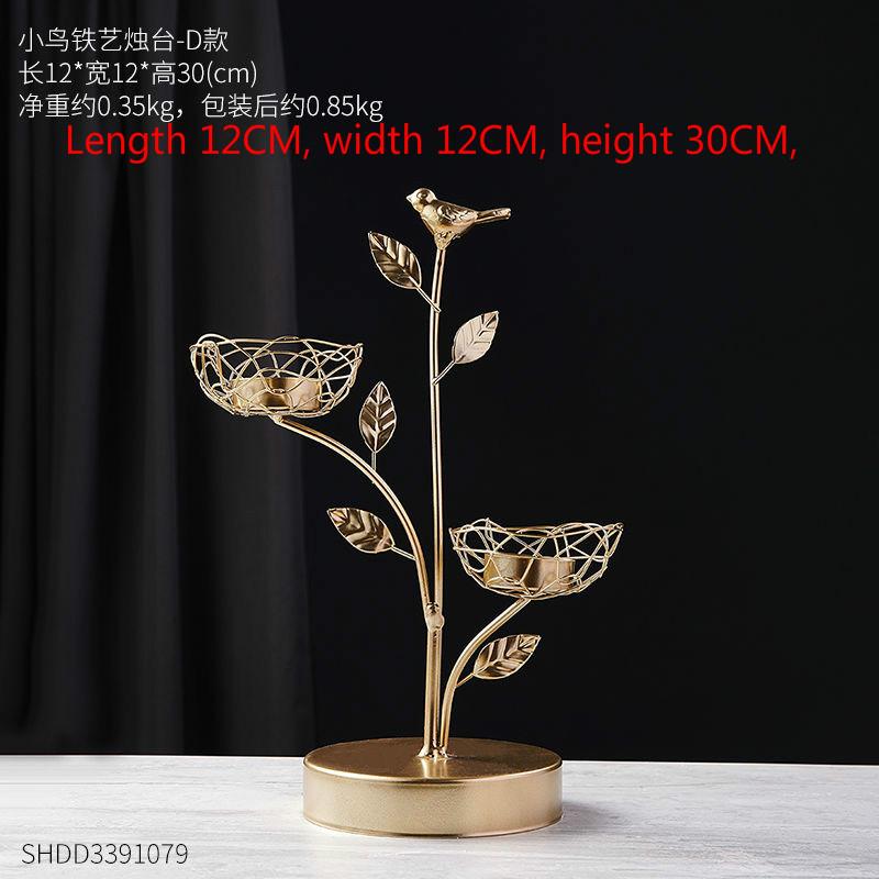 Nordic Style Creative Candle Holders Home Romantic Candles Home Living Room Bedroom Decorations Personalized Ornaments
