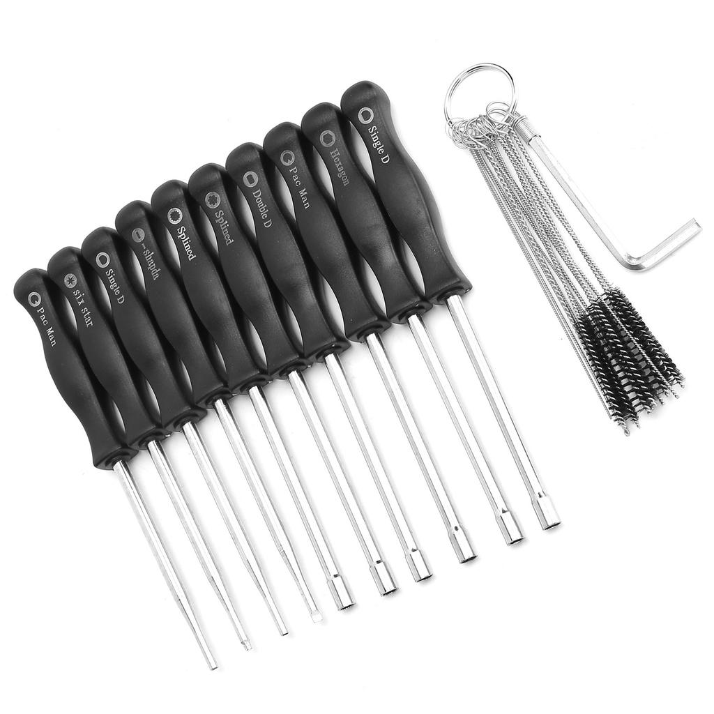 Forgasserjusteringsverktøysett Forgassermotor Tune Up Justeringsverktøy for Hageutstyr