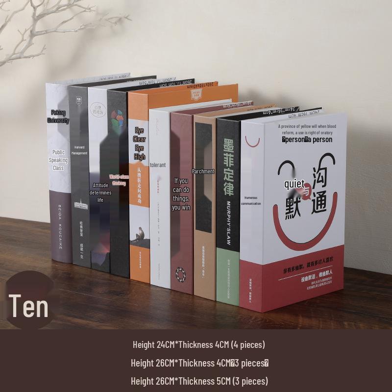 Xianci Chinese Office Decorative Fake Book for Study or Shop Display