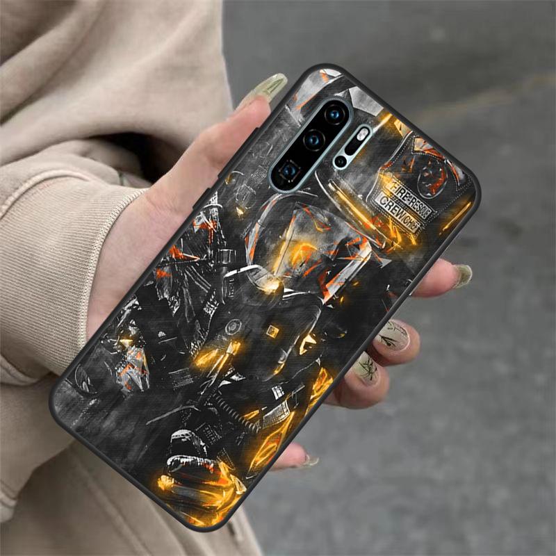 Feuerwehrmann Feuer Feuerwehrmann Für Huawei Nova 11i 8i 7i 3i Nova 9 10 SE 5T Y60 Y70 Y90 Y91 Y61 P20 P30 P40 Lite Pro Hülle