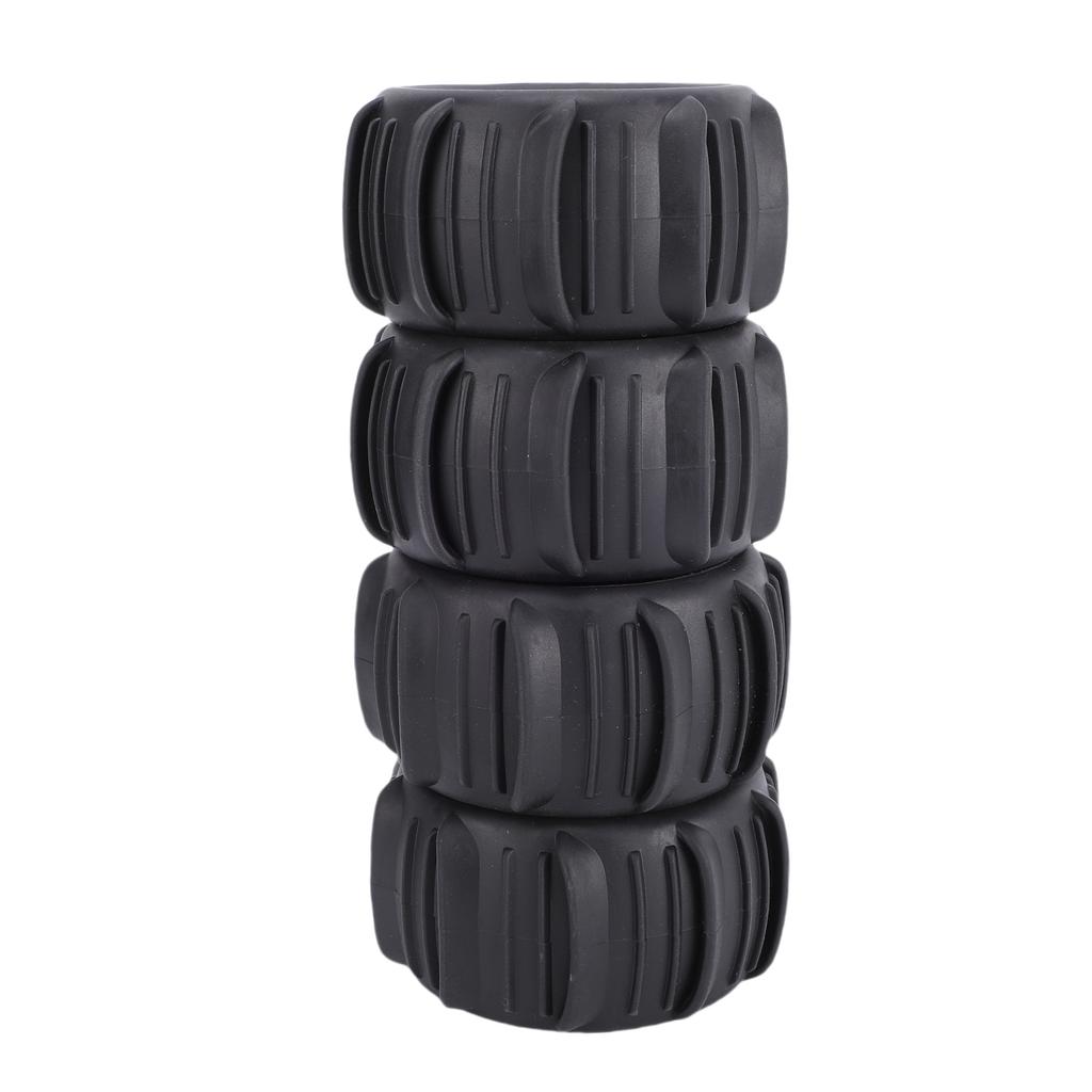   RC Car Tires, 4PCS Rubber Tire Set Crawler Wheel Tire Compatible with 1Celsius14 1Celsius16 Scale RC Cars Replacement for   MJX HBX  