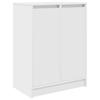 Shoe Cabinet White 57 x 34 x 76 cm Engineered Wood
