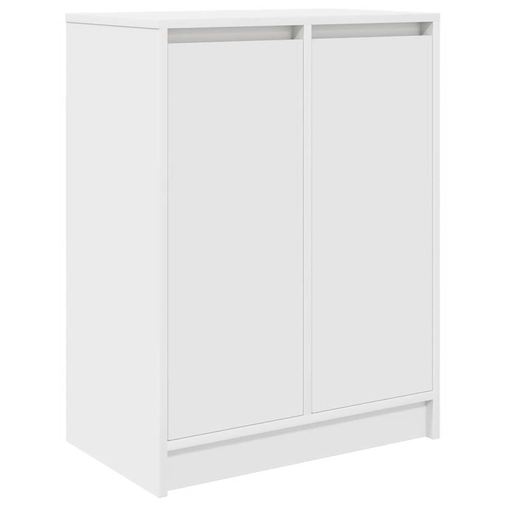 Shoe Cabinet White 57 x 34 x 76 cm Engineered Wood