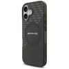 AMG Double Layer Transparent Rhombs MagSafe Case for iPhone 17 Black/Red