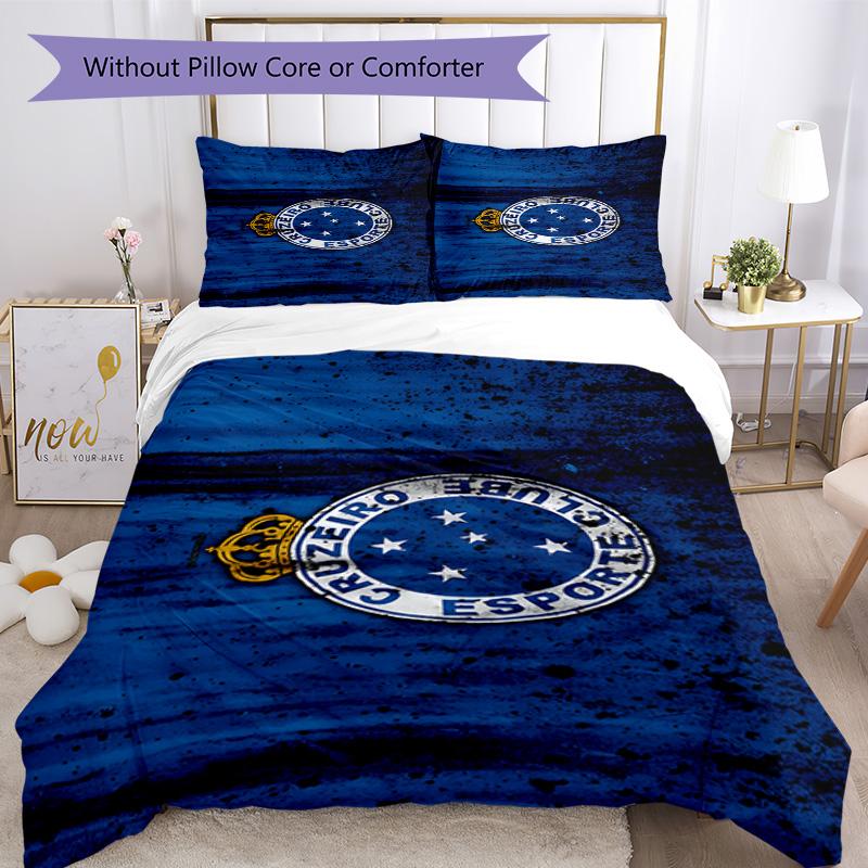 Fc Esporte Printed Pattern Duvet Cover Set – includes 1 duvet cover and 2 matching pillowcases Bedroom decor Christmas gifts