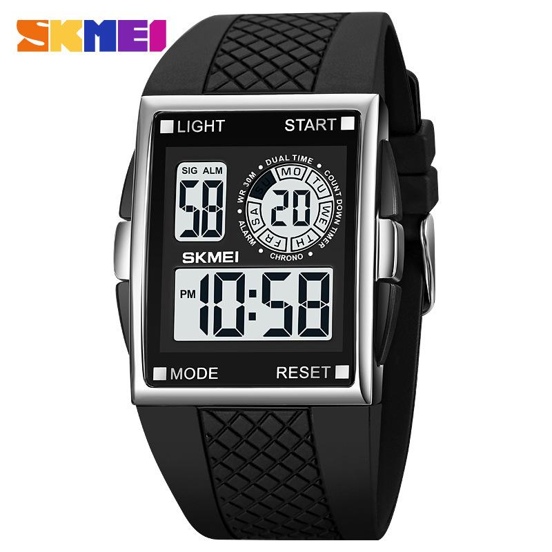 Timing waterproof brand luminous sports watch multi-functional student electronic watch male