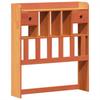 Solid Wood Bed without Mattress Wax Brown 75 x 190 cm Pine Wood