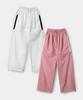 SOME PLACE Two-Way Nylon Line Color Block Training Wide Elastic Pants _ 3 Colors