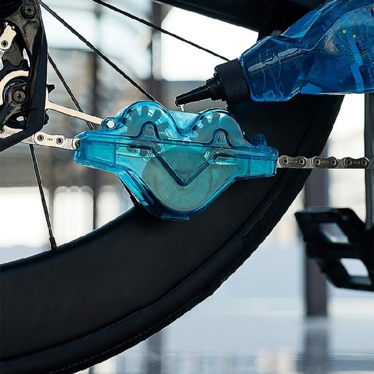 Pack of 2 Automatic Bicycles Chain Washers Easy To Use Design Removes Dirty Grime Suitable for Multiple Bikes Styles