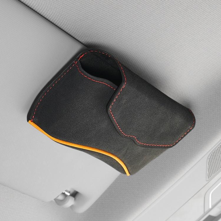 Wholesale Price Car Sun Visor Multifunctional Glasses Case Card Storage Bracket Small чёрный