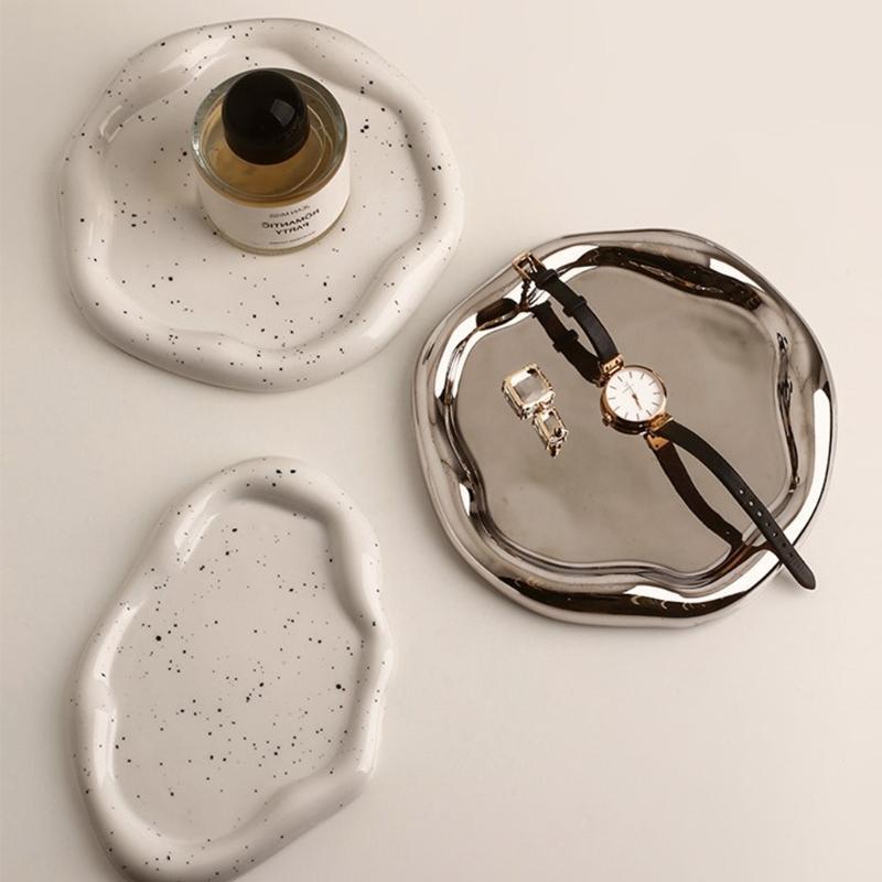 Storage Tray with Polished Round Bottom for Touch Comfortable Does Not Hurt Desk