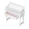 1:12 Dollhouse Desk Vivid Wooden Miniature Doll House Table Furniture Decoration White