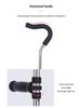 Retractable Adjustable F-Type Stainless Steel Arm/Elbow Crutch for Adults & Children