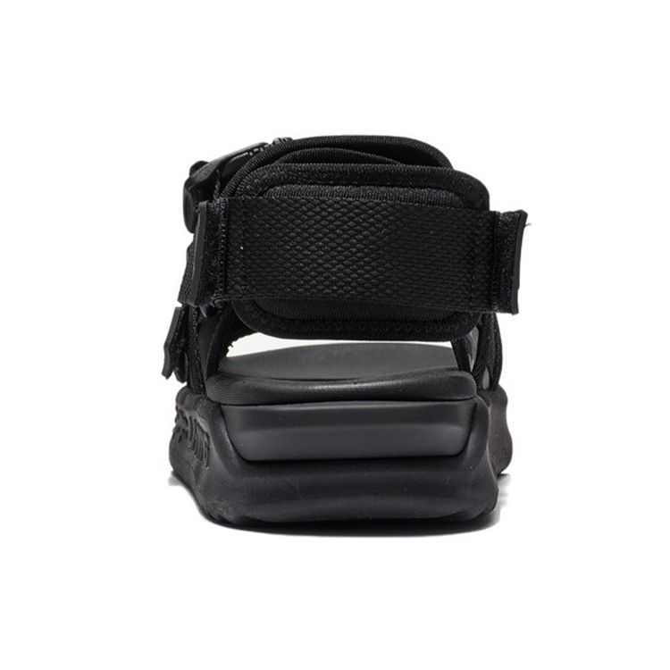 Sandalias de Playa Casuales de Moda Li Ning Calzado para Hombre Negro Gris AGUS009-3