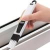 Window Groove Cleaning Brush Keyboard Slot Cleaner for Door Floor Gap Keyboard Brush+Dustpan 2 In 1 Household Cleaning Tools Kit
