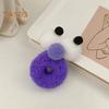 5/10Pcs Hair Ties Big Eyes Cartoon Shape Hairband Candy Color Hair Ring Double Ball Hair Ties High Elastic Hair Ropes