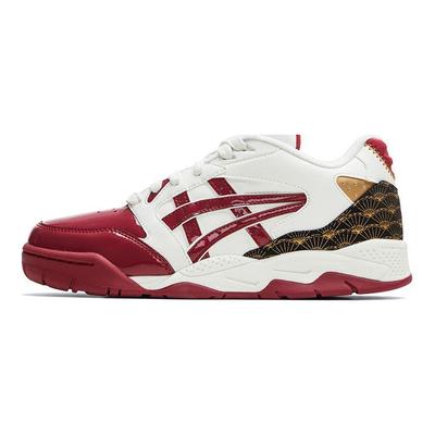 Gel-Fuse Artisan Series New Year Limited Edition Retro Versatile Thick Sole Leather Low-Top Retro Basketball Shoes Unisex Sneaker 1203A590-600