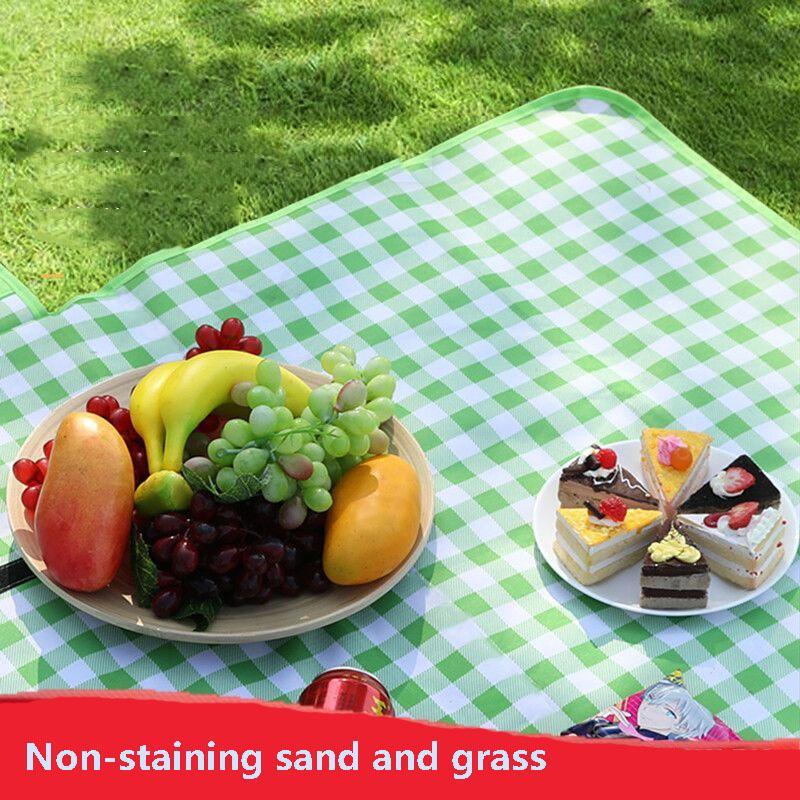 Outdoor Waterproof Moistureproof Picnic Mat  Thickened with Aluminium Thin Camping  Beach Tent Mat Waterproof Lawn Mat  Multiple Sizes