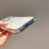 Electroplated Silver Rhinestone iPhone Case: Compatible with iPhone 11 to 16, Drop Glue Shell, Fits 14 Pro Max