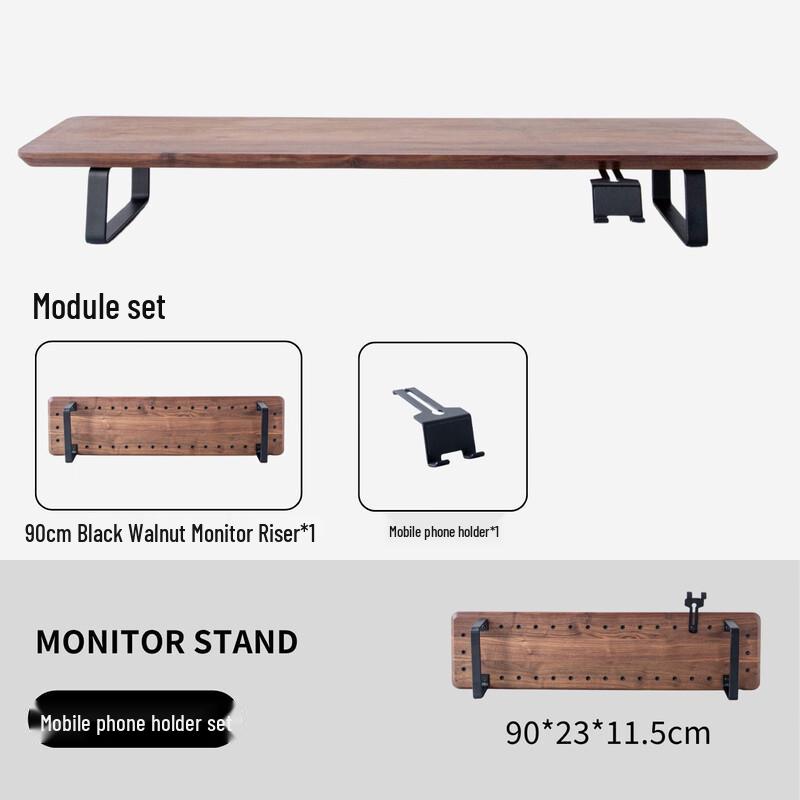 OLOEY Monitor Riser Stand with Phone Holder and Organizer