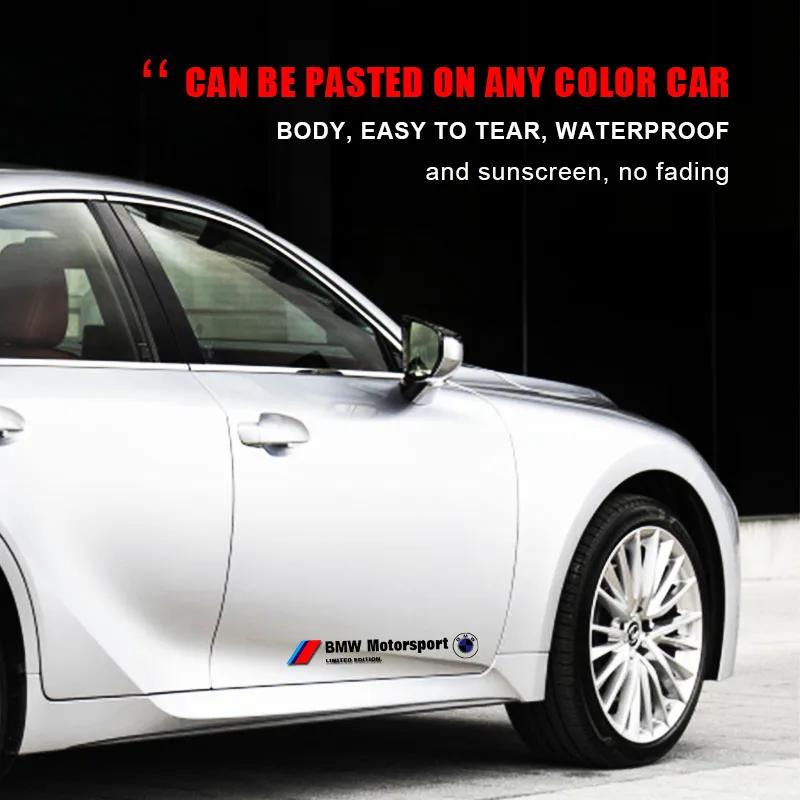 2 Stück Auto Seitentür Aufkleber Plakette Abziehbild Dekoration Emblem Für BMW 3er 5er 7er e46 e90 e60 Z4 X3 X4 X5 Autozubehör