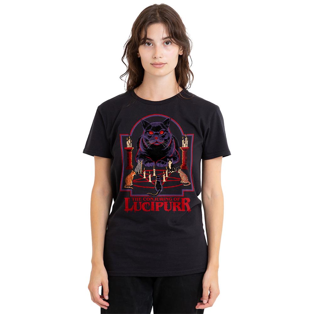 Steven Rhodes Womens/Ladies Lucipurr T-Shirt